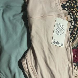 2 pairs of Lulu align 25 pink NWT never worn…and light blue just tried on no tag